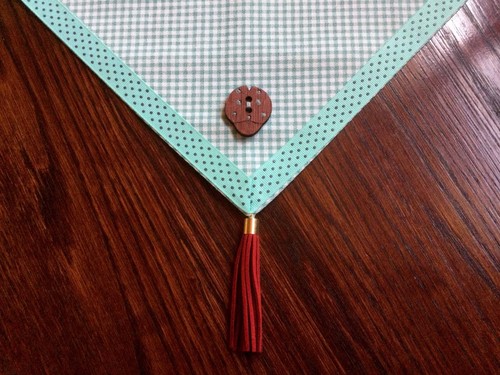 Handmade Ladybug Table Runner, 6 Reversible Placemats 6 Napkins New - Picture 4 of 12