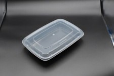 28oz Rectangular PP Container with Lid - 150pc
