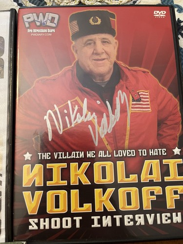 Signed Wrestling DVD Lot of 4 WWE WWF - Picture 5 of 5