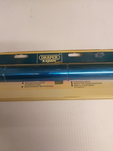 Draper Expert Aluminium Torch 56239 (Old Stock ) Uses 5 D Batteries - Picture 3 of 8