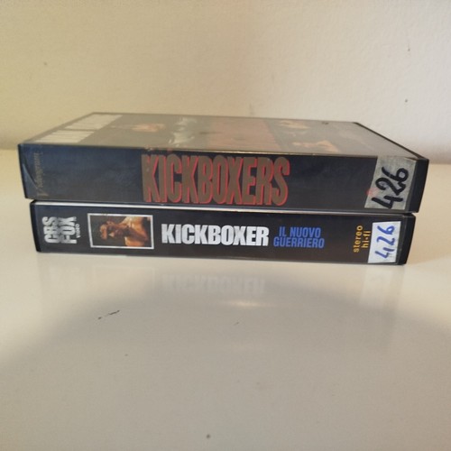 lotto stock 2 vhs videocassette Van Damme Il Nuovo Guerriero KickBoxers RARE - Imagen 4 de 5