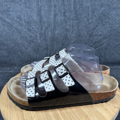 Birkenstock Florida Strappy Sandals Womens EU 42 US 11 Black Three Strap Leather - Picture 3 of 7