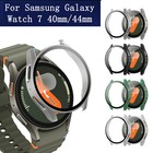 For Samsung Galaxy Watch 7 40/44mm Tempered Glass Screen Protector Case Cover US