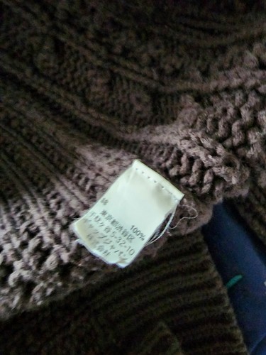 Gap Men’s Brown Cable Knit Heavy Textured Cardigan Sweater Size M - Picture 14 of 19