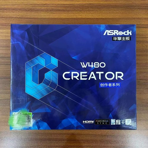 Asrock W480 Creator LGA 1200 Supports 10/11TH Gen Intel Core CPU Xeon W CPU - Afbeelding 2 van 7