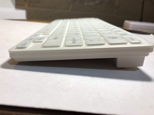 White Wireless MINI Keyboard & Mouse for Samsung UE46ES8000QXZT Smart TV - Picture 8 of 8