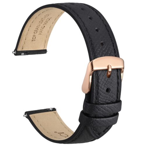 Correa de reloj de cuero de grano superior WOCCI para mujer 12 13 14 15 16 18 20 correa de 22 mm - Imagen 80 de 159