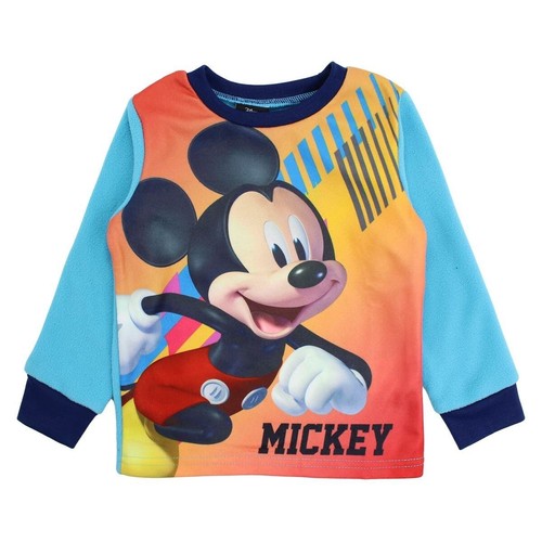 Boys' Pajamas. Navy Blue. Mickey (Model No. 3), Size 6 Years - Picture 2 of 9