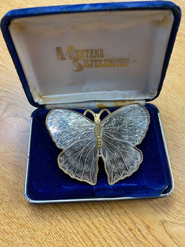 Montana Silversmiths Butterfly Belt Buckle