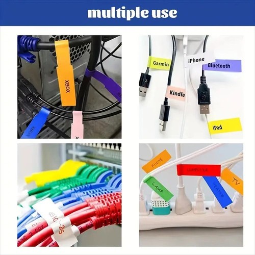 Can Write On Cord Labels Makers Waterproof Label Stickers Wire Labels - 第 4/20 張圖片