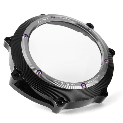 For Yamaha YZ450F 2003-2009 WR450F Motorcycle Engine Racing Clear Clutch Cover - Foto 2 di 10