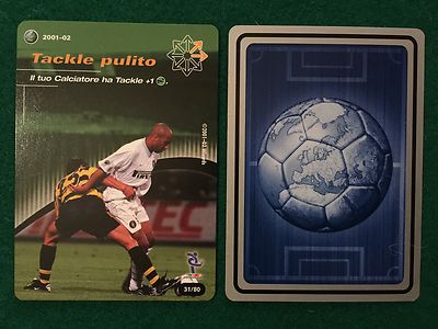 FOOTBALL CHAMPIONS 2001-02 CARD 31/80 INTER-PARMA Footballers Wizards