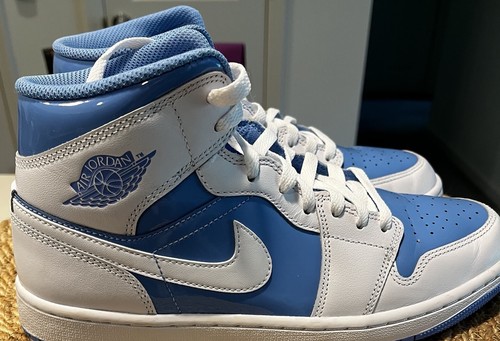 Air Jordan 1 SE Mid Nike Signal Blue Size 8-1/2 Mens Sneakers - Picture 2 of 5