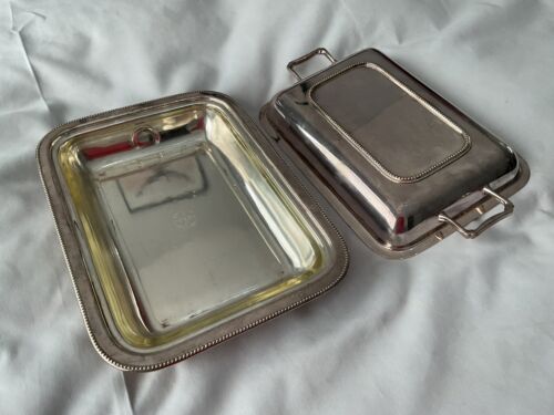 Vintage EPNS Lidded Serving Dish With Pyrex Insert - Picture 5 of 10