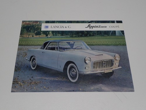 LANCIA APPIA 2° SERIE COUPE' BROCHURE DEPLIANT PROSPEKT (AA4)
