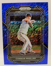 CONOR PRIELIPP #4 /7 BLUE SHIMMER PRIZM PANINI BASEBALL 2023