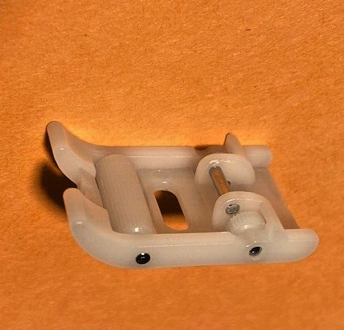 Necchi Non-Stick Teflon Roller Snap-On Foot for Many Sewing Machines - Picture 2 of 6