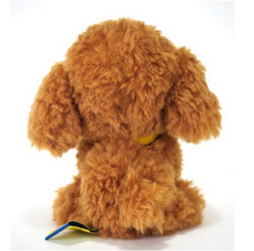 PUPS! Small Brown Poodle Puppy Soft Toy For Kids Stuffed Animal Dog Plush Toy - Picture 3 of 7