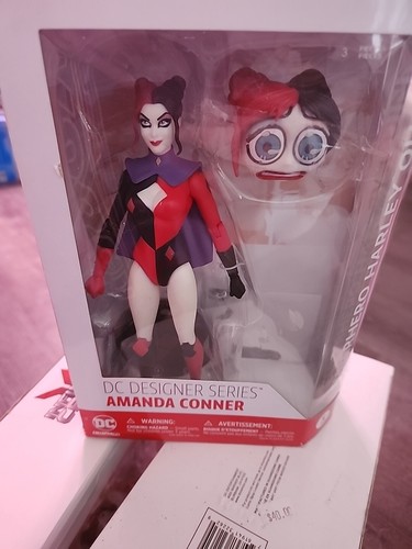FIGURA DE SUPERHÉROE HARLEY QUINN SERIE DC DIRECT DESIGNER AMANDA CONNER (2017) - Imagen 6 de 6