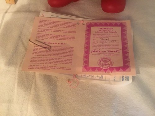 1992 JOHANNES ZOOK ORIGINAL DOLL 24'' "NOAH" SIGNED #2 Of 250 NIB CERTIFICATE - Picture 3 of 12