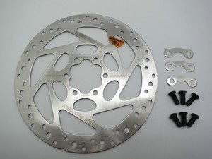 2x Shimano Deore Disc Brake Rotors SM-RT56 160mm /& 180mm 6 Bolt PAIR 2