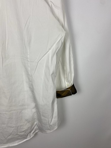Burberry London Damen Hemd weiß Knopfleiste Luxus Gr. US12/IT46 - Bild 17 von 18