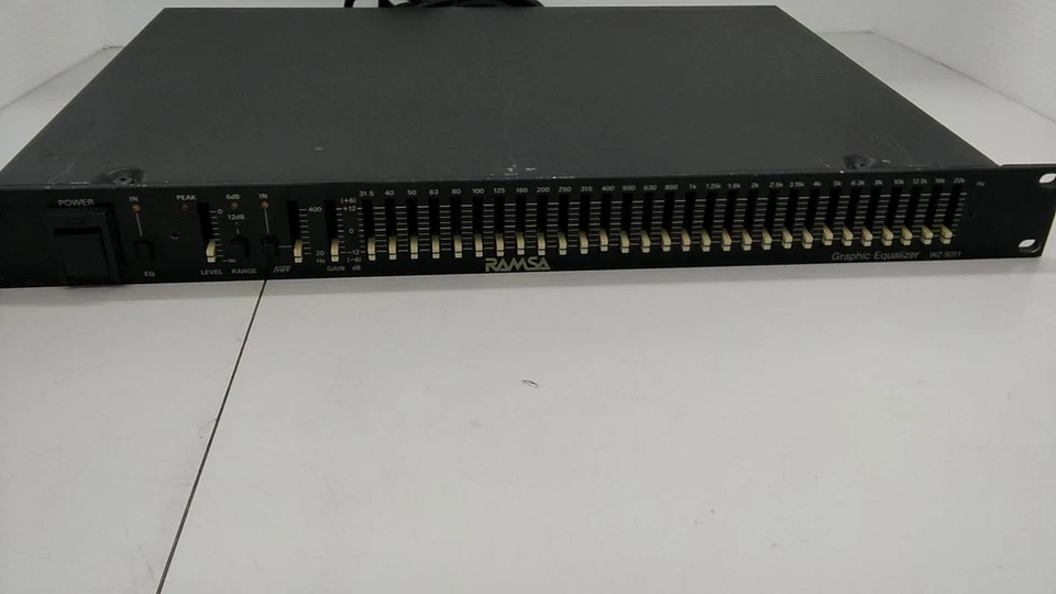 Ramsa Wz-9311 Graphic Equalizer Used Tested 100V - Image 2 of 4