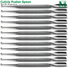 Cuticle Pusher Remover Nail Cleaner Manicure Pedicure Stainless Steel Tool Set