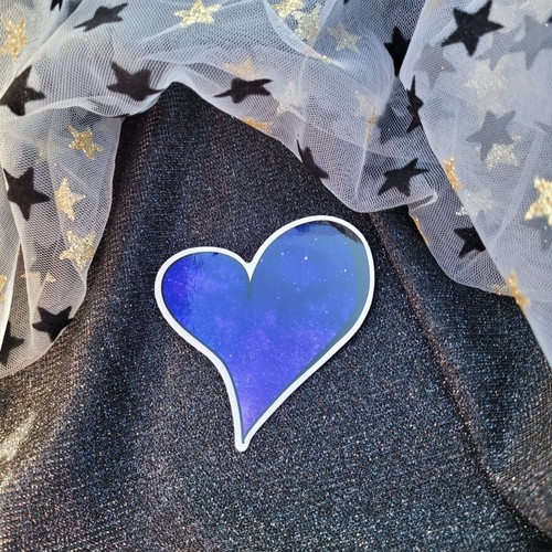 Pegatina Vinilo STKR025 Galaxy Corazón - Estrellas Celestiales Vinilo Premium Impermeable - Imagen 2 de 5
