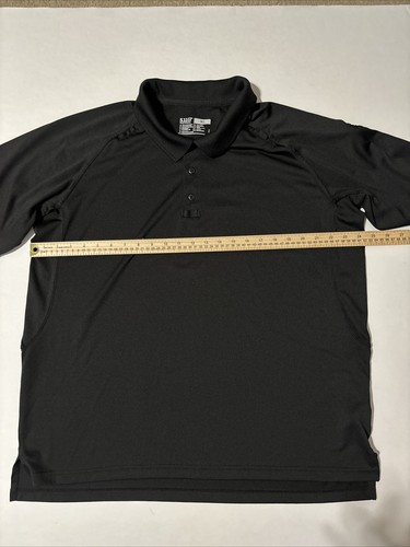 5.11 511 Tactical Polo Shirt Black XL Style 71049 Police Military Security Work - Picture 5 of 10
