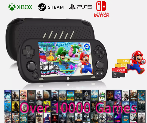 X-BOX handheld game console 5-inch 5000mAh Linux system 26+emulator BT/HDMI/WiFi - Picture 4 of 17