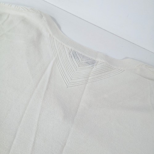 Somerset by Alice Temperley Womens Jumper Cream UK 14 Viscose Blend Long Sleeve - Bild 21 von 21