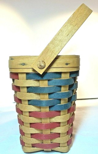Longaberger 1998 Americana 25° Anniversario Cestino Monomanico Firmato - Foto 4 di 7