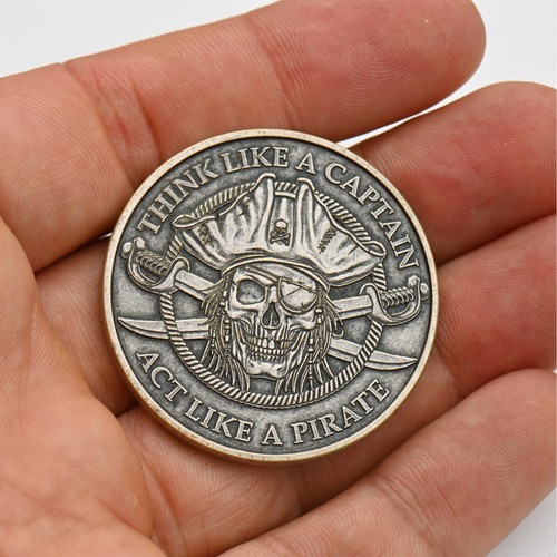 Pirate Coin | EDC Reminder Coins | Everyday Carry Pirate Token Adventure