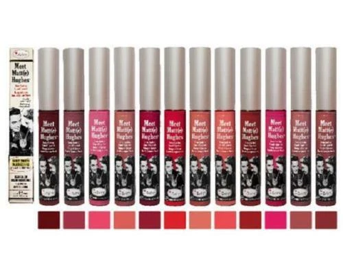 THE BALM COSMETICS MEET MATT(E) HUGHES LIQUID MATTE LIPSTICK DEVOTED BRIGHT RED - Image 3 of 4