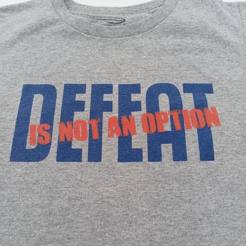 Champion Shirt Jungen Large grau Niederlage ist keine Option ärmellos - Bild 6 von 6