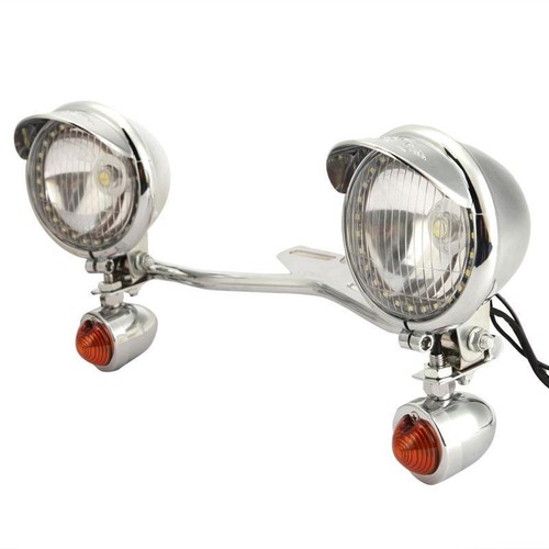 Barra de luz de señales de giro de paso para Yamaha V-Star XVS 650 1100 Classic Silverado - Imagen 3 de 8