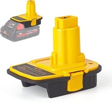 DM18D Converter for Dewalt 18V to 20V Battery Adapter,For Milwaukee M18 18V Batt