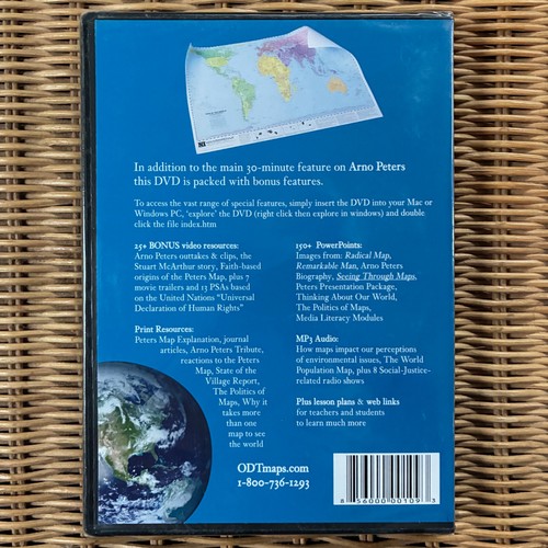 Arno Peters Radical Map Remarkable Man DVD Revolutionary Cartographer Peters Map - Picture 2 of 2
