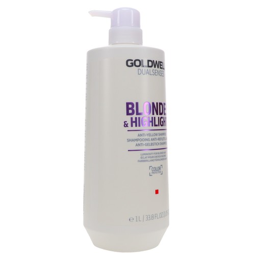 Goldwell Dualsenses Blondes & Highlights Anti-Yellow Shampoo 33.8 oz - Picture 8 of 8