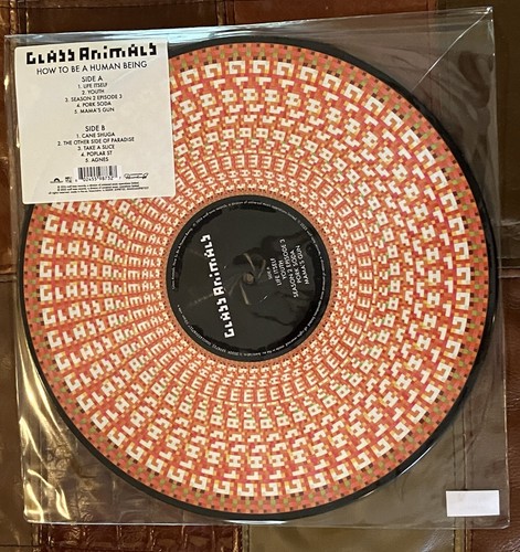 Glass Animals How To Be A Human Being Zoetrope Colored Vinyl LP New / Sealed - Picture 2 of 6
