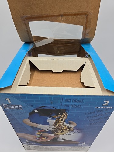M&M'S Dispenser Limited Edition Collector Series Blues Cafe by M & M Blue M & M - Picture 9 of 9