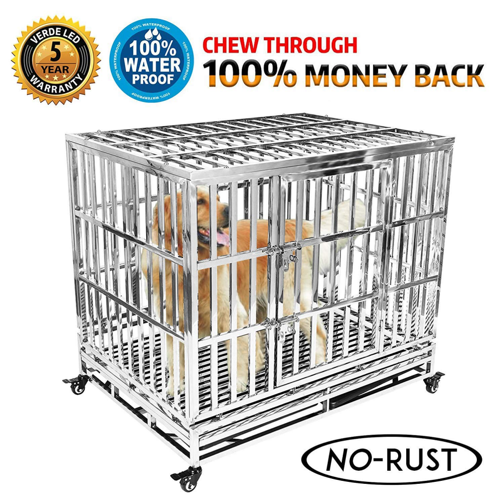 Haige Pet Your Nanny Dog Crate Cage Kennel Playpen Heavy Duty Never Rust for Lar Haige Pet Your Nanny Dog Crate Cage Kennel Playpen Heavy Duty Never Rust for Lar