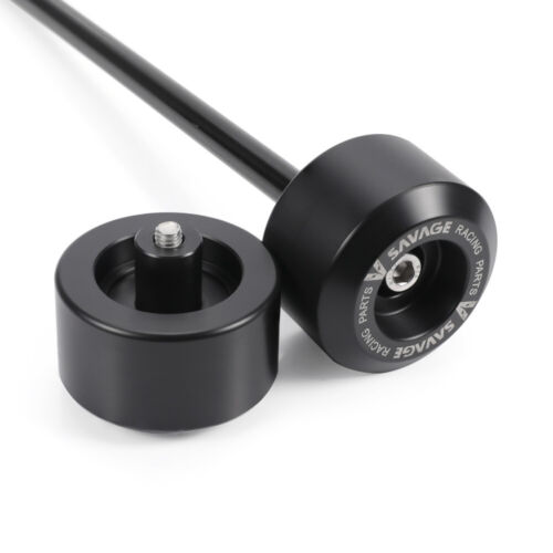 For SUZUKI DL 1000/XT V-Strom CNC Front Rear Wheel Axle Sliders Crash Guard Pair - Picture 9 of 12
