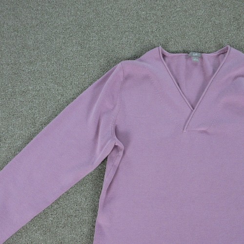 J Jill Shirt Women's Large Purple Knit Long Sleeve Tee - Bild 2 von 17