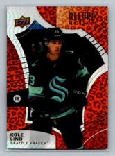 2021-22 Upper Deck Allure Rookie Leopard Refractor Kole Lind #120