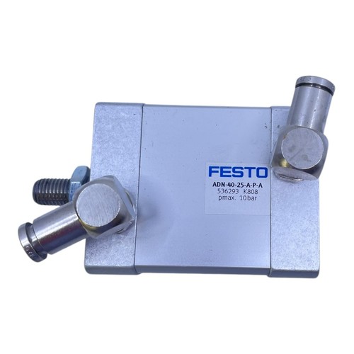 Festo Compact Cylinders 40mm 25mm Hub Double Acting G1/8 – ADN-40-25-A-P-A - Picture 2 of 12