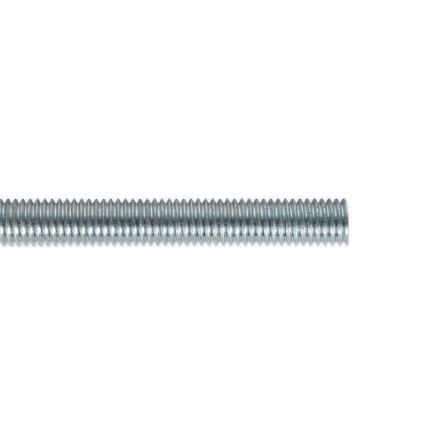 Sealey DIN 975 Zinc Plated Threaded Rod Studding M24 1m Pack of 2 - Picture 2 of 2