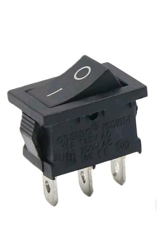 2Pcs x 3 Pin 12V Car Boat Arduino Light ON/OFF Rocker Toggle Switch 15x21mm - Picture 3 of 4