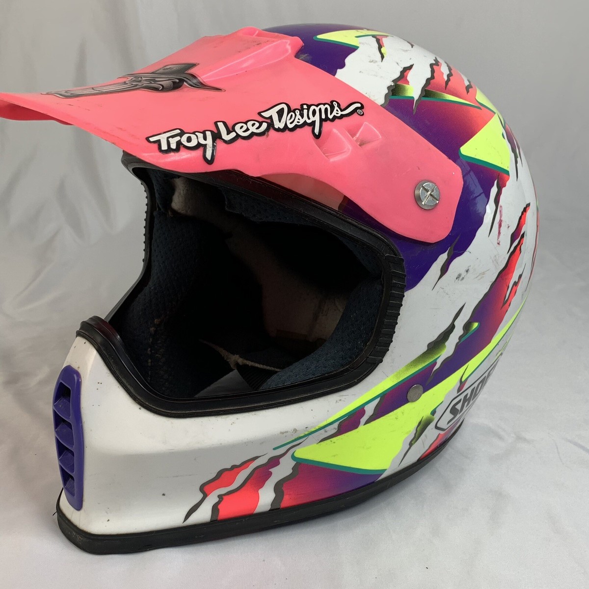 Vintage Shoei Troy Lee Designs Motocross Bmx Motorcycle Vintage Shoei Troy Lee Designs Motocross Bmx Motorcycle